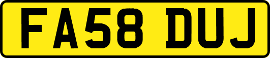 FA58DUJ