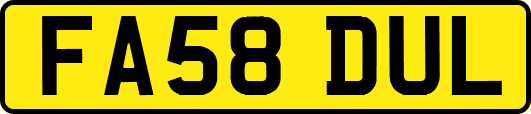 FA58DUL