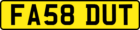 FA58DUT