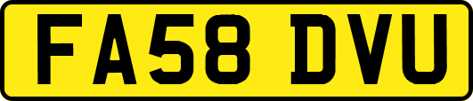 FA58DVU
