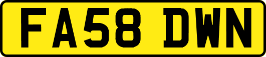 FA58DWN