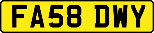 FA58DWY