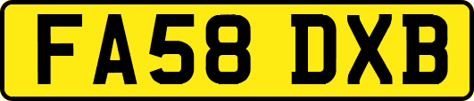 FA58DXB