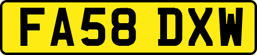 FA58DXW