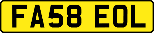 FA58EOL