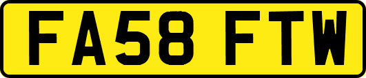 FA58FTW