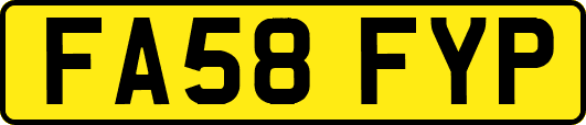 FA58FYP