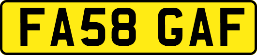 FA58GAF