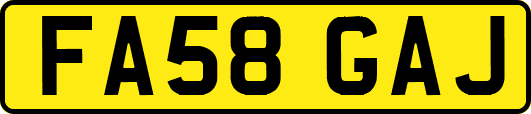 FA58GAJ