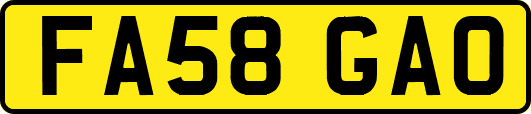 FA58GAO