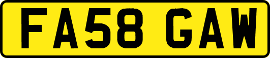 FA58GAW