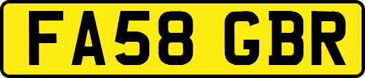 FA58GBR