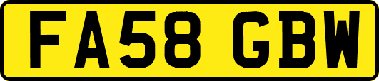 FA58GBW