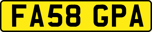 FA58GPA