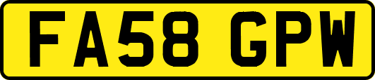 FA58GPW
