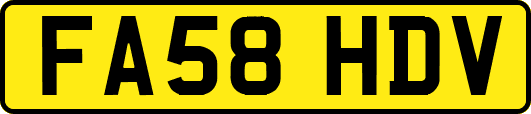 FA58HDV