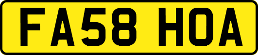 FA58HOA
