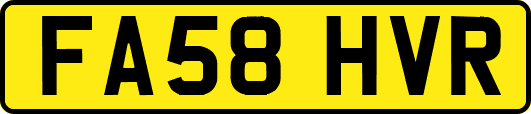 FA58HVR