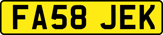 FA58JEK