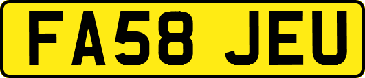FA58JEU