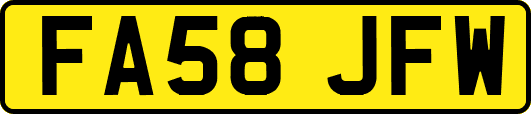 FA58JFW