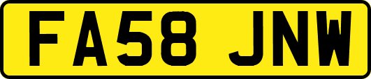 FA58JNW