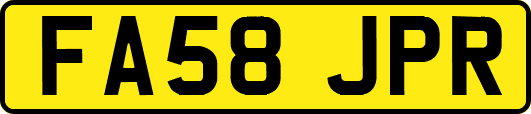 FA58JPR