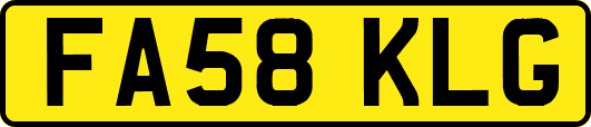 FA58KLG