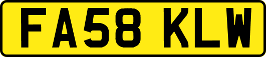 FA58KLW