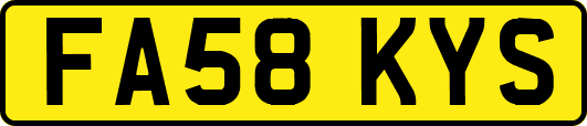 FA58KYS