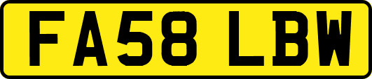 FA58LBW