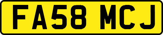 FA58MCJ