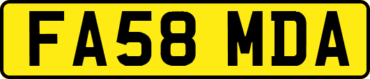FA58MDA