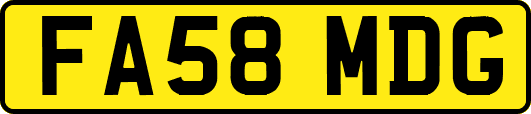 FA58MDG