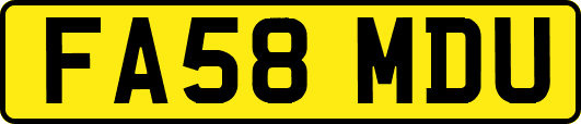 FA58MDU