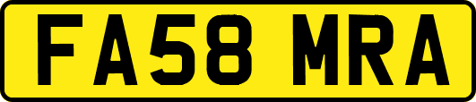 FA58MRA