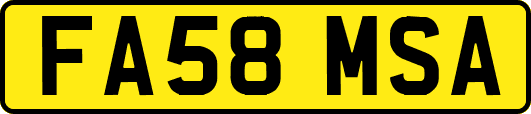 FA58MSA