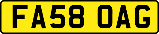 FA58OAG