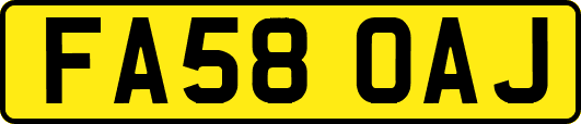 FA58OAJ