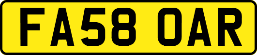 FA58OAR