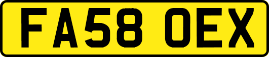 FA58OEX