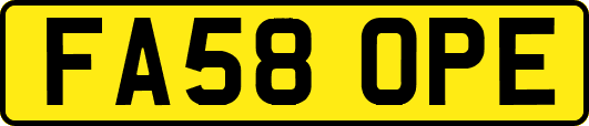 FA58OPE