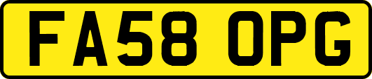 FA58OPG