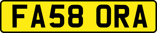 FA58ORA