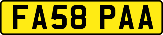 FA58PAA