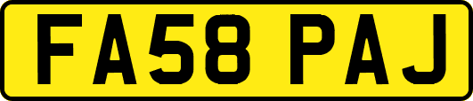 FA58PAJ