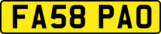 FA58PAO