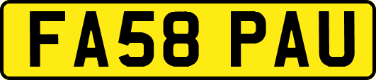 FA58PAU