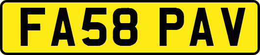 FA58PAV