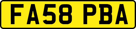 FA58PBA